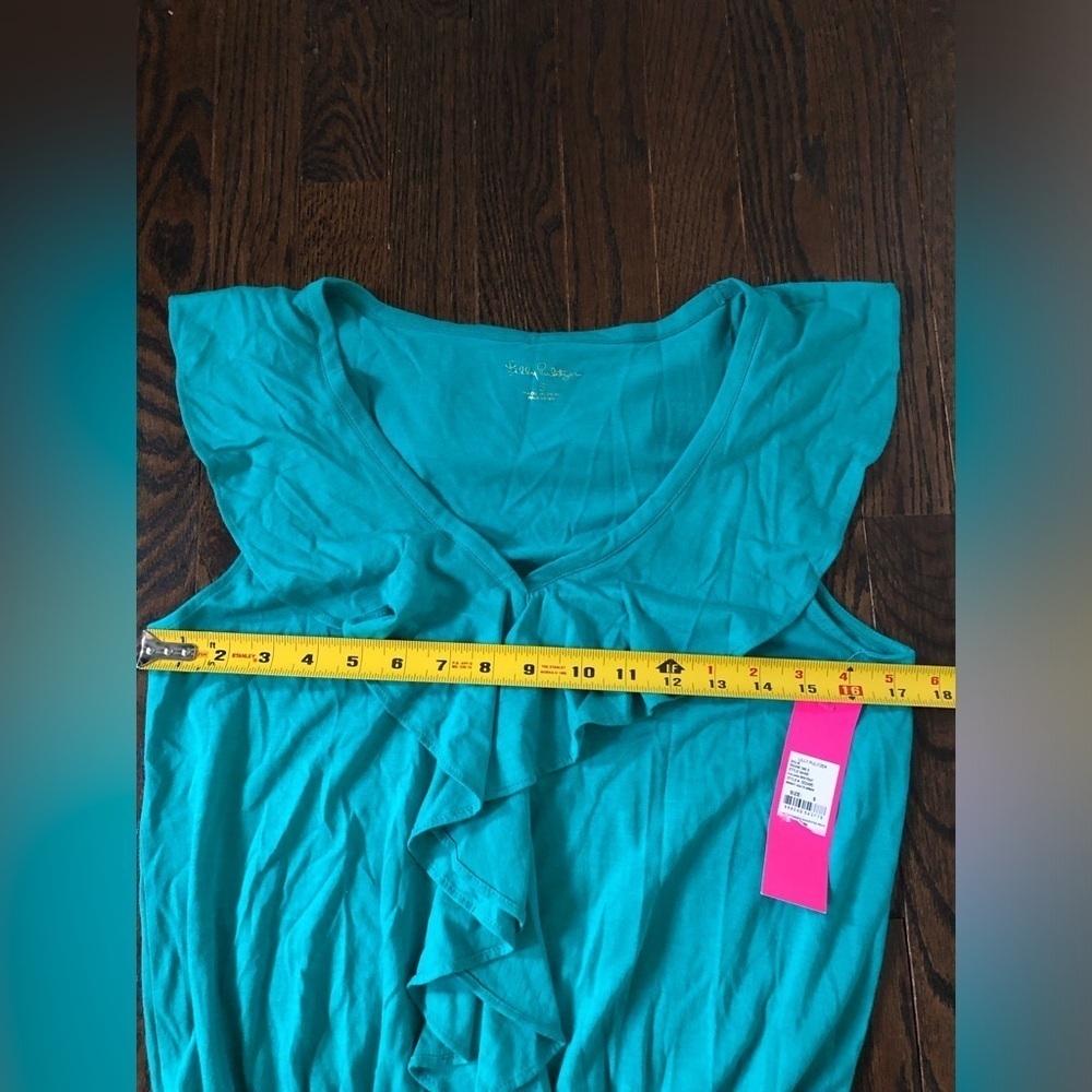 *NWT* Lilly Pulitzer Women’s S Bright Agate Green Caliana Sleeveless Bodysuit - Picture 7 of 11